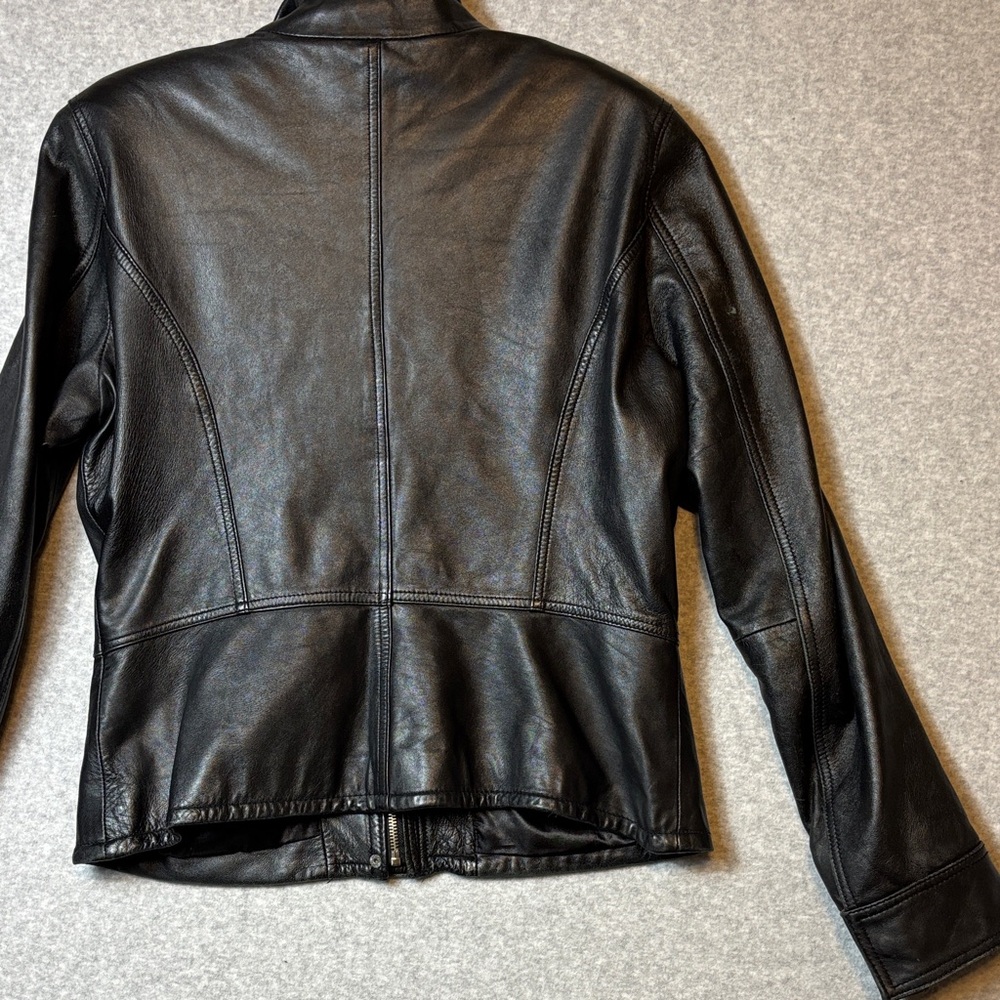Uniform John Paul Richard Genuine Lamb Leather Jacket Women's Size M Butter Soft - Picture 8 of 12